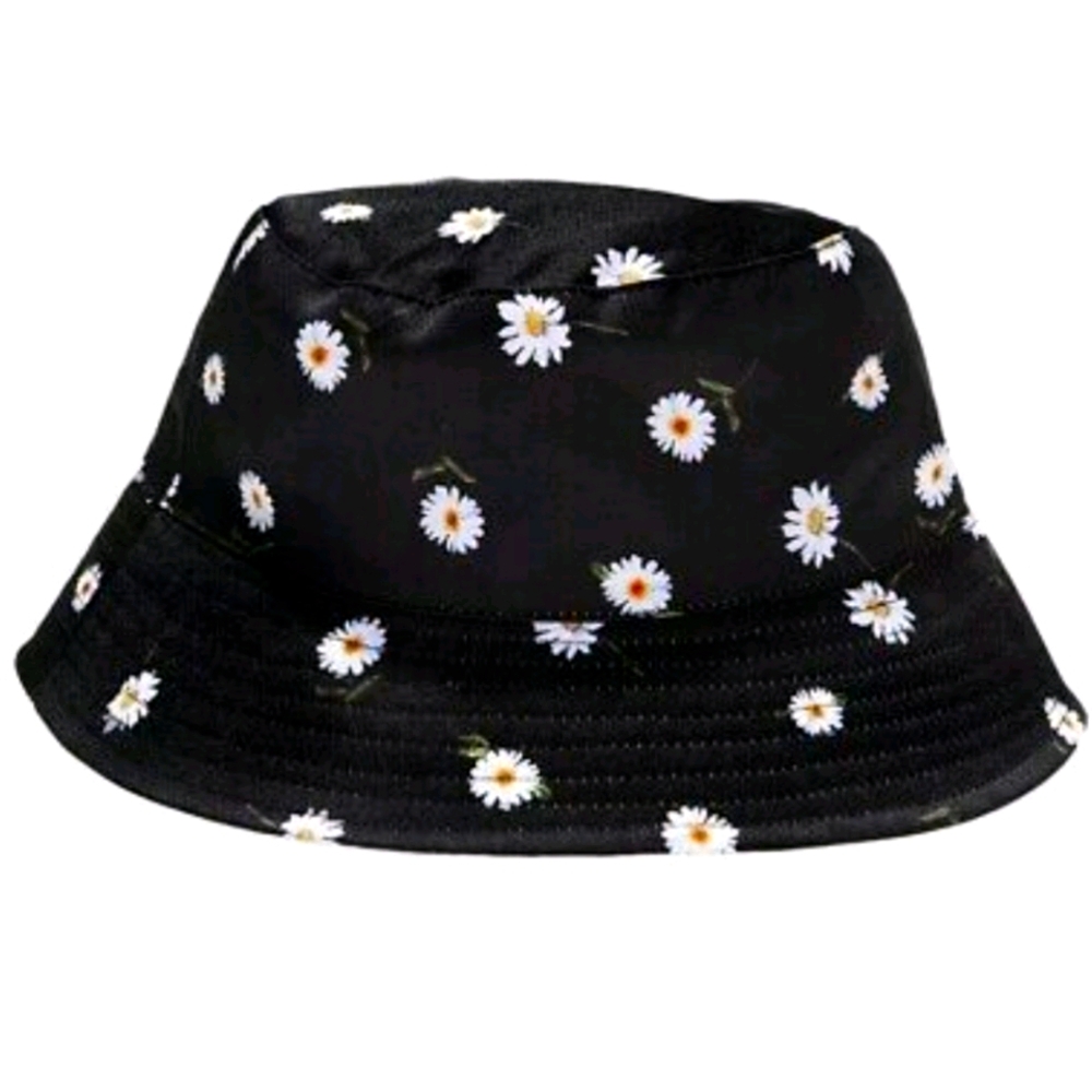 New Alice + Olivia Reversible Bucket Hat black wht